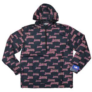 Fanatics Los Angeles Lakers NBA Hooded 1/2 Zip Windbreaker Men's Jacket NWT